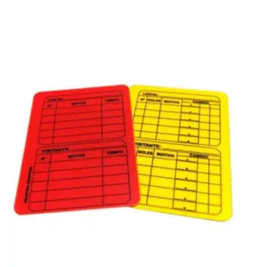 FICHA DE ARBITRO PACK X 20