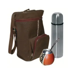 BOLSO MATERO CUERO ECOL. CABRETILLA